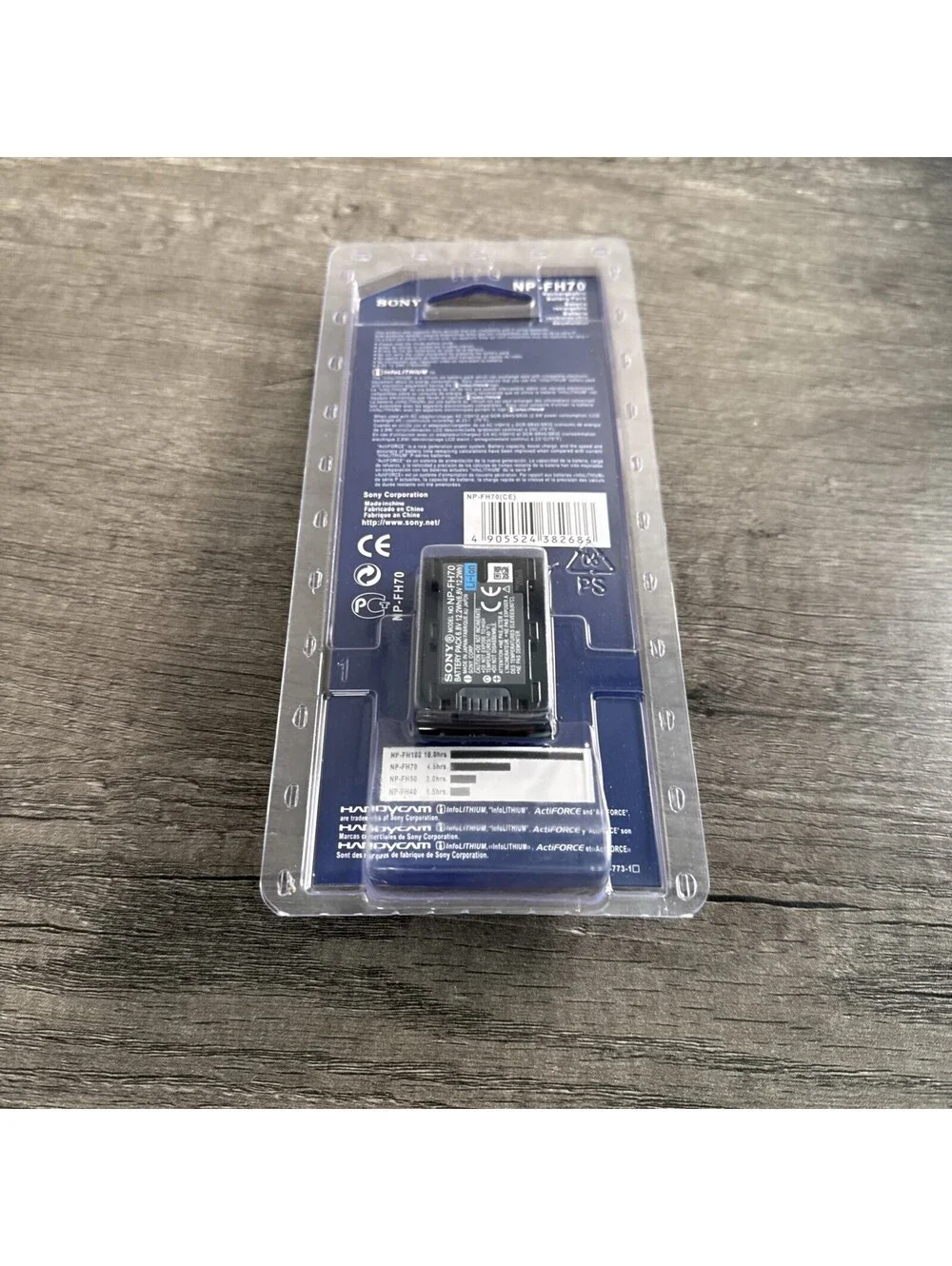 Sony NPFH70 H Series Actiforce Hybrid InfoLithium Battery for most Sony Camcorde